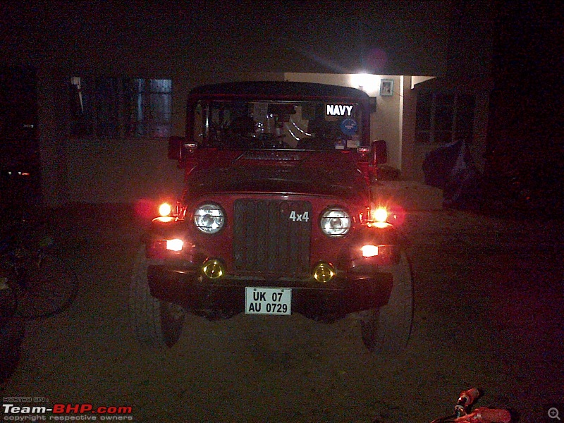 My li'l Red Mahindra Thar with some practical modifications-img2013112700706.jpg