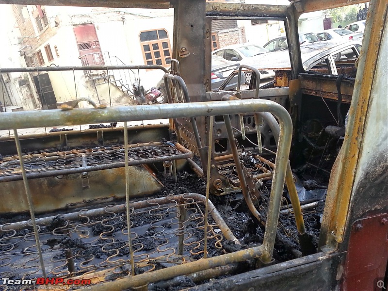 1 day old Mahindra Thar catches fire! Damages 3rd-party property too-image-1.jpg