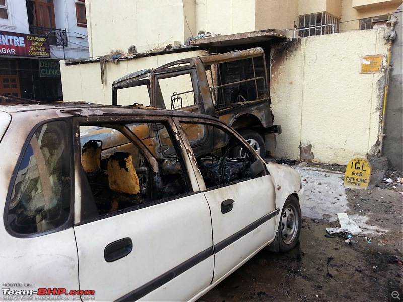 1 day old Mahindra Thar catches fire! Damages 3rd-party property too-image-2.jpg