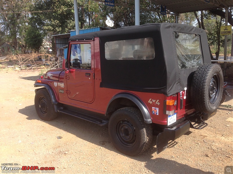 My li'l Red Mahindra Thar with some practical modifications-img_3874.jpg