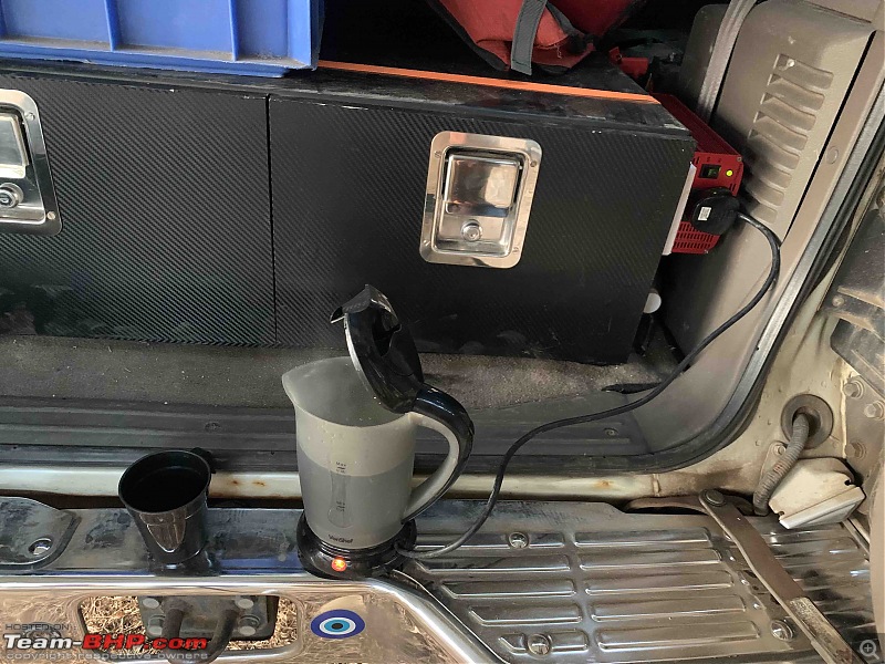 Mitsubishi Pajero SFX - Project Overland Conversion-coffee-machine-use.jpeg