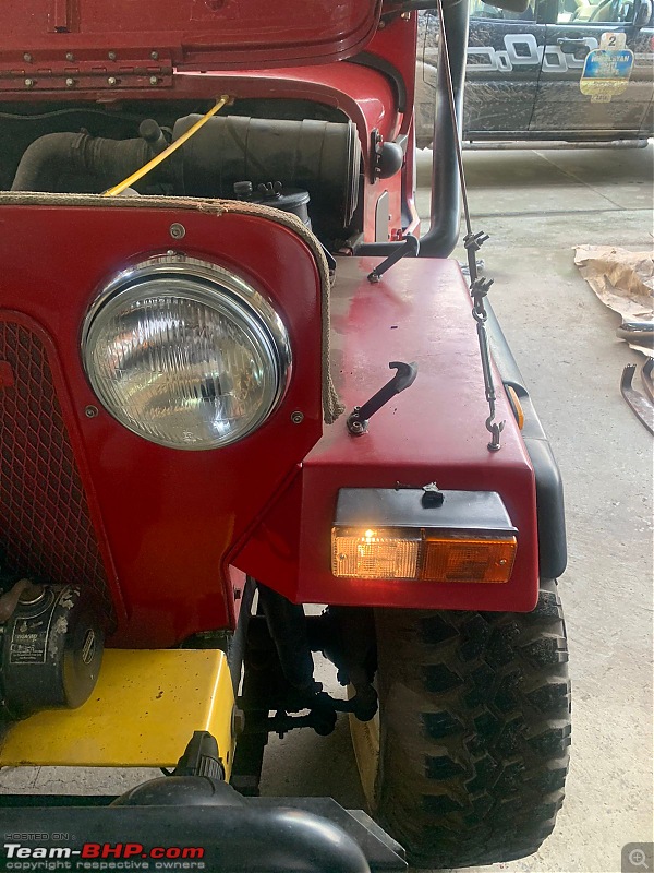 An impulsive buy - 1999 Mahindra Classic; Sold and bought back after 10 years!-changed-headlight.jpg