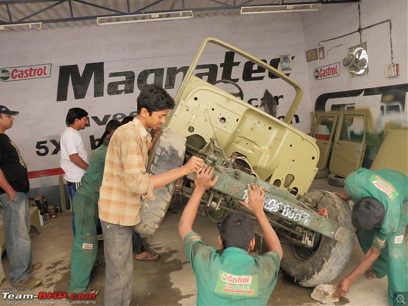 It's a 'Jeep' Thing!" - Army Spec MM550 - Restoration in Bangalore - PHASE 1 COMPLETE-p1300776.jpg