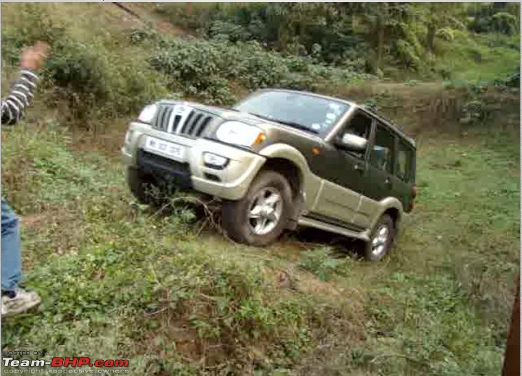 Marengo: Rocky Beige Mahindra Scorpio mHawk 4WD & MLD. 4 years & 1 lakh kms up!-takeoff.jpg