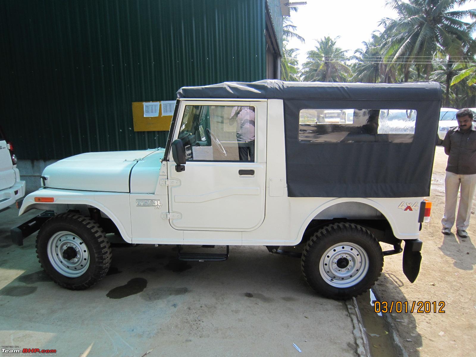 My First New Jeep The Mahindra Thar Di Finally Team Bhp