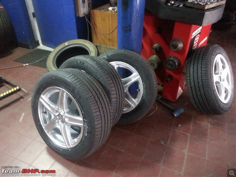 Wheel Alignment/Balancing : Madhus Enterprises (Langford rd, Bangalore)-20140322_174135.jpg