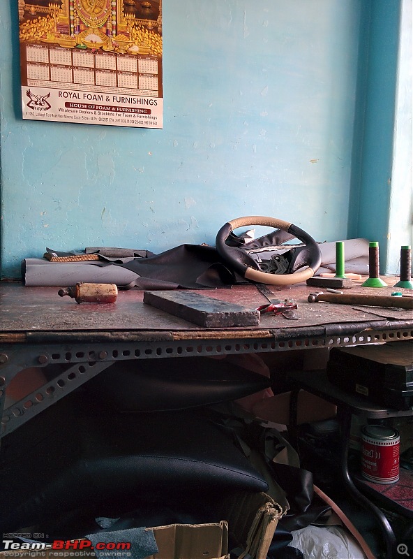 Leather Upholstery & Steering Grips: Devraj / Karthik Leather Arts (Bangalore)-img_20150124_161301.jpg