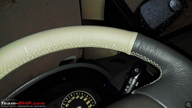 Leather Upholstery & Steering Grips: Devraj / Karthik Leather Arts (Bangalore)-20150425_181547.jpg