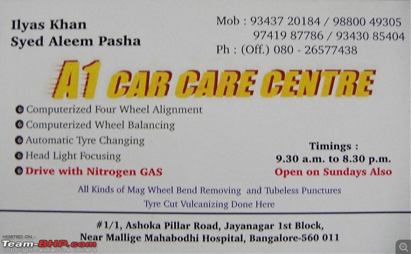 Alloy wheel repair + Balancing + Alignment : A1 Car Care Centre (Bangalore)-dsc05518.jpg