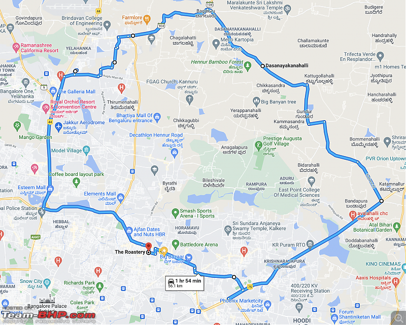 Cycling destinations around Bengaluru-hennurbambooforestcircuit.png