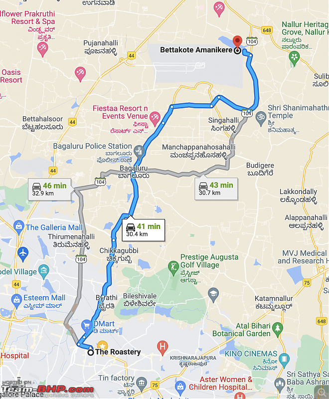 Cycling destinations around Bengaluru-bettakoteamanikereroute.png
