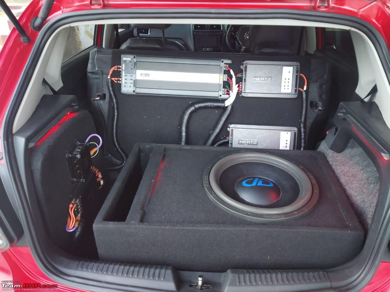 Thriller Konkurrencedygtige siv 4-way active setup in a VW Polo, with a 15" subwoofer - Team-BHP