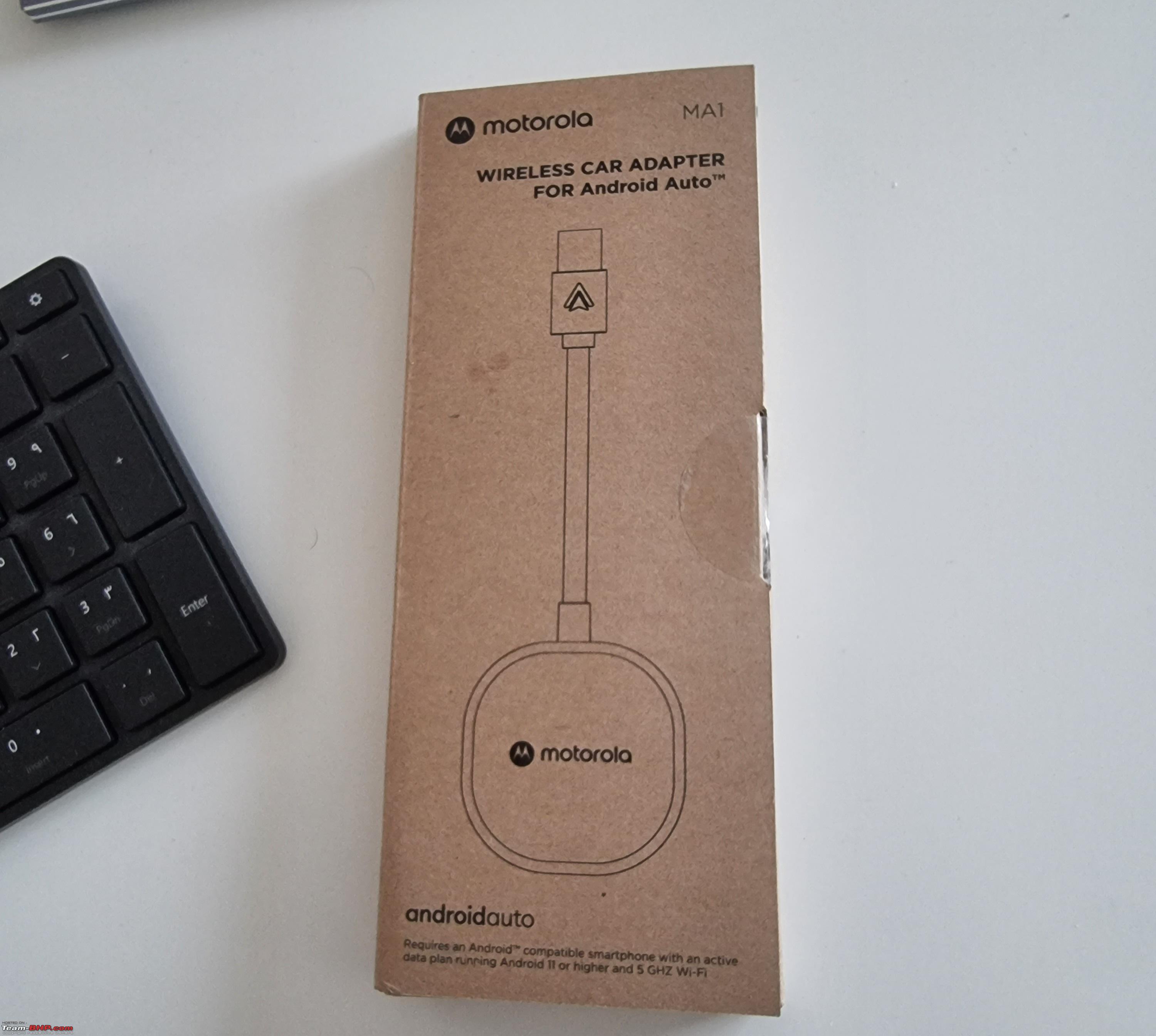 Motorola MA1 Wireless Android Auto Car Adapter - Instant Smartphone to Car  Screen Connection 