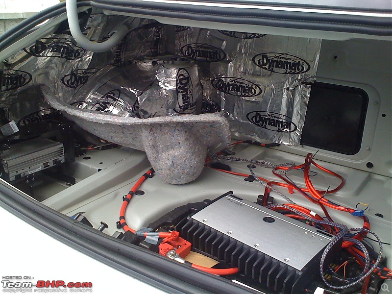 BMW 635d - Sound deadening ( Dyna-matting ) and new sub-woofer and amp.-photo3.jpg