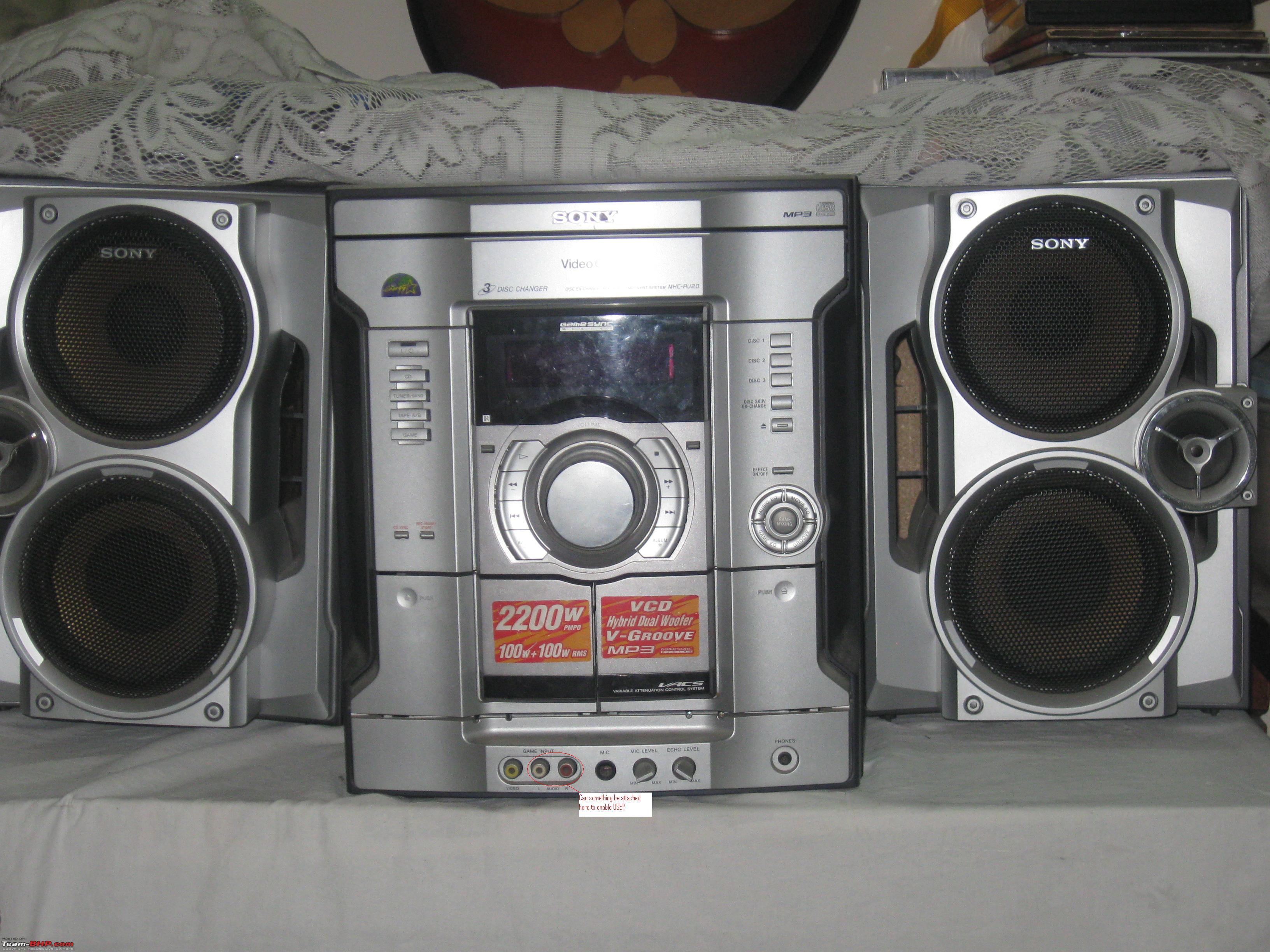 old sony speaker system