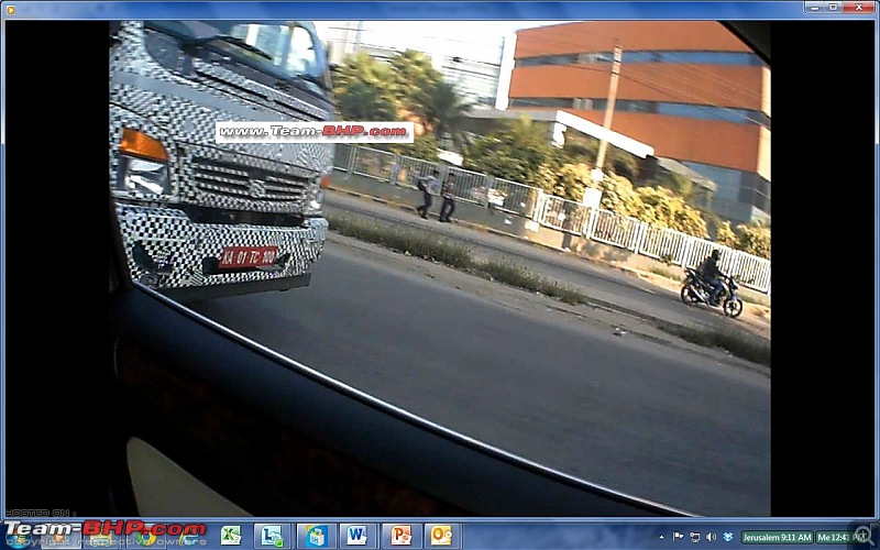 Unidentified Truck on test? EDIT: It's a Bharat Benz-anon-truck.jpg