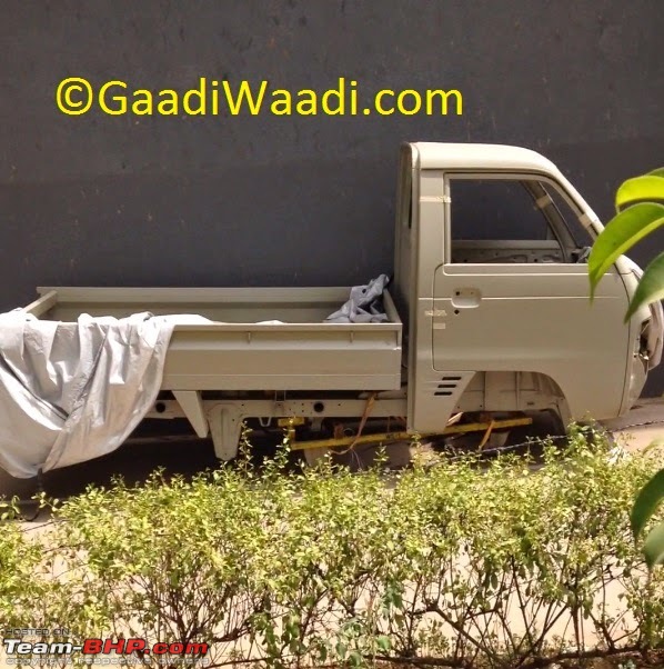 Maruti Suzuki's mini pick up truck plans-marutiy9tlcvbodyshellspied.jpg