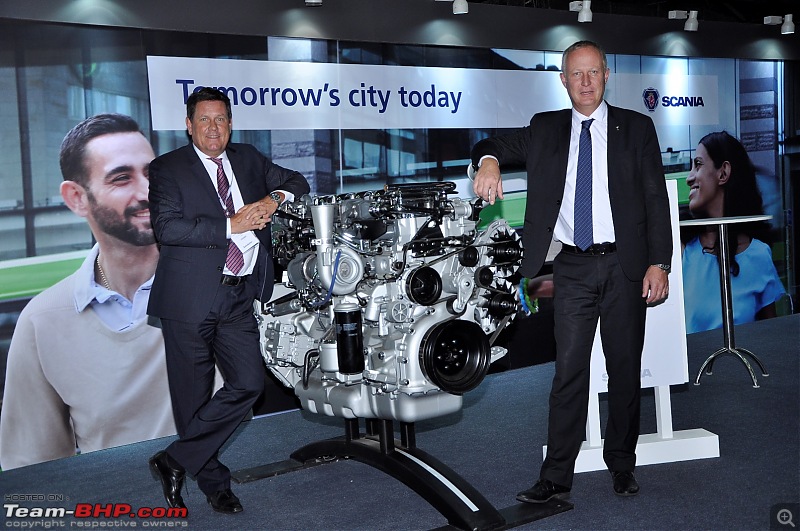 Scania displays ethanol engine at Busworld 2015-ethanol-engine.jpg