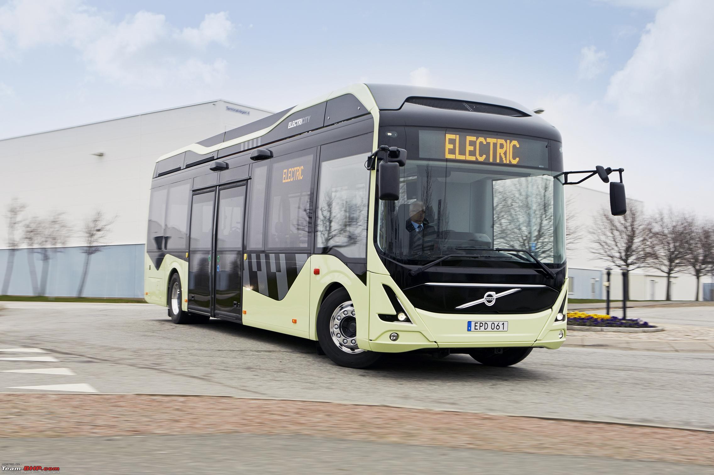 Volvo's first all-electric bus begins public road tests ...