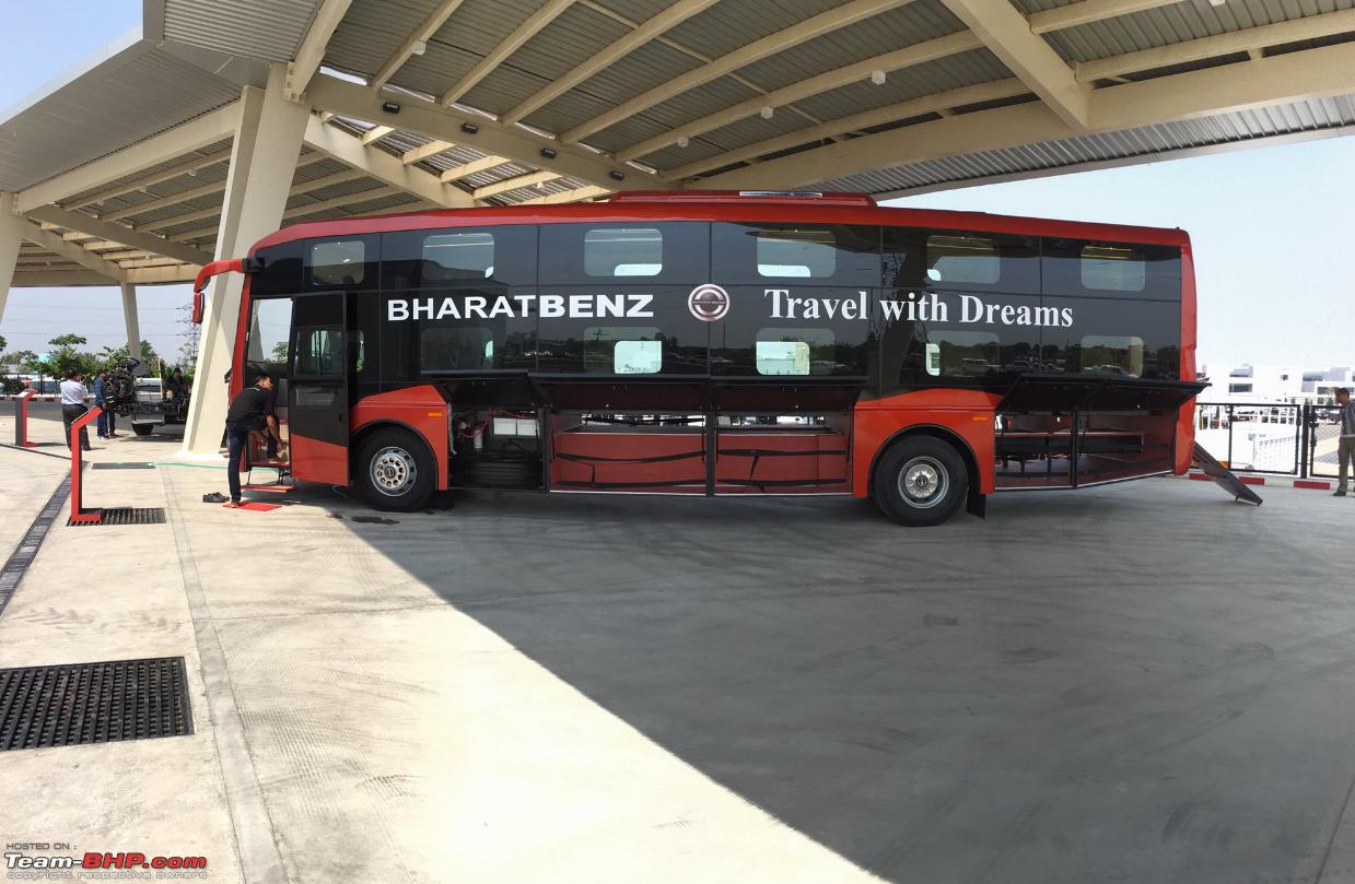 Bharat Benz Launches New Intercity Bus The 16t Team Bhp