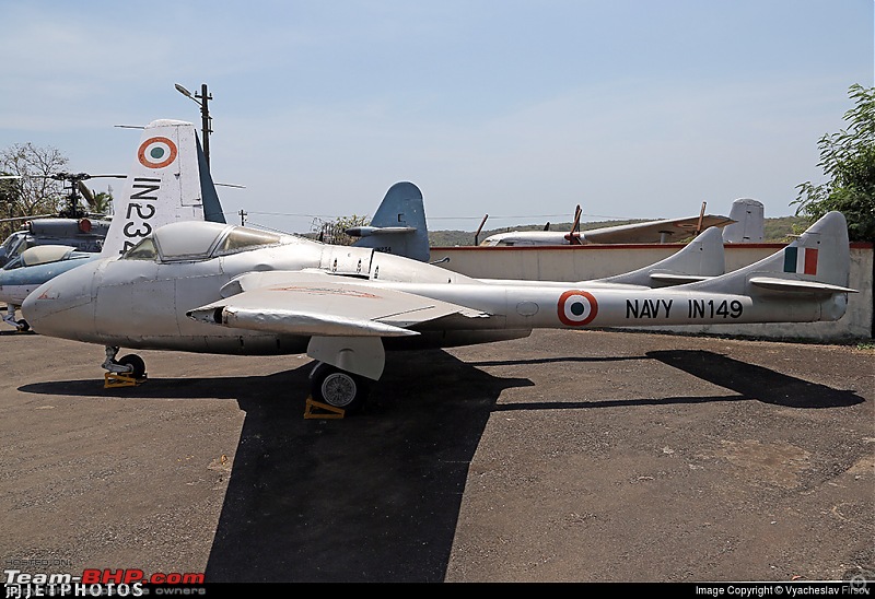 Indian Naval Aviation - Air Arm & its Carriers-vampire-museum.jpg