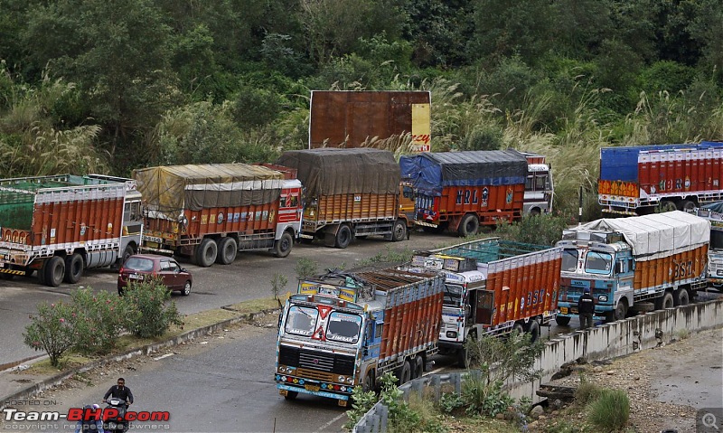 The plight of Indian Truckers-line_up_strike.jpg