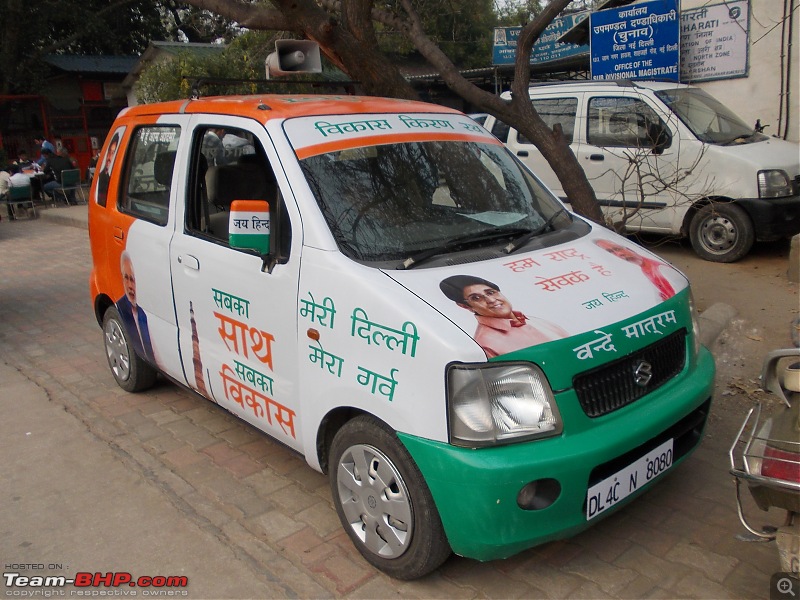 Election Campaign vehicles in India-2015-feb-021.jpg