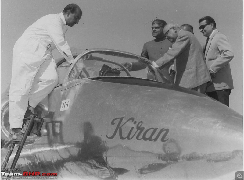 Indian Civil Aviation-gp_capt_suranjan_das_at_maiden_flight_of_kiran_mk_i-4.9.64.jpg