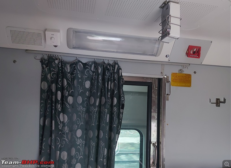 First AC Class in an LHB Coach Train | My First Class Experience-lhb_1ac_ocspeakersafetychain.jpg
