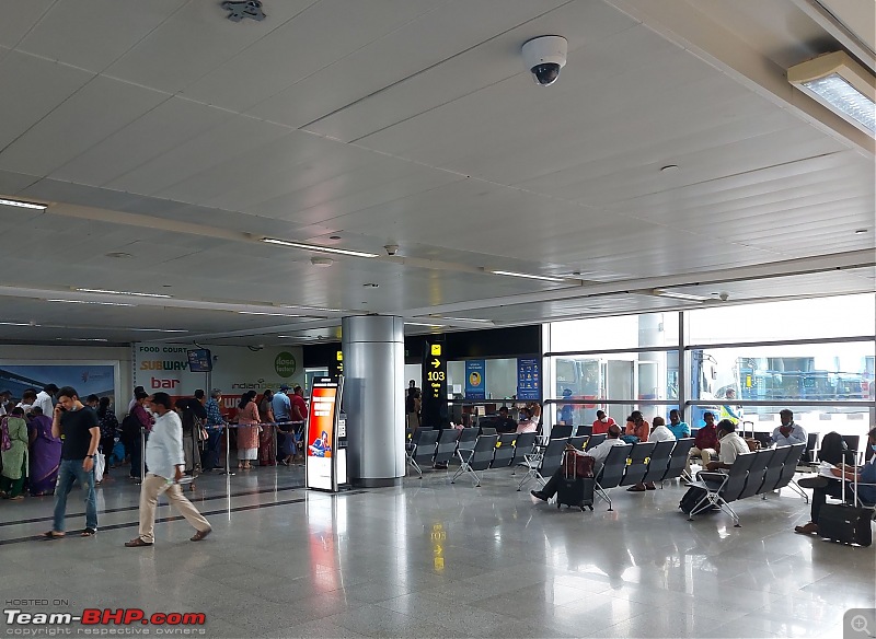 Airport Experiences | Small airport (Tiruchirappalli) vs Larger one (Hyderabad)-hyd_dep_busgates.jpg