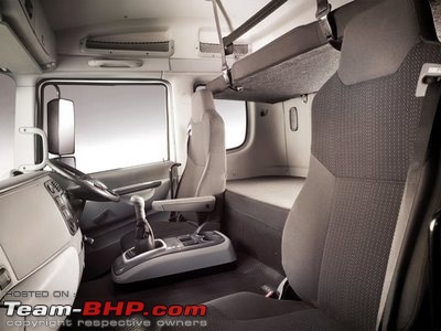 SPY PICS :  Tata World Truck-tataworldtruckinteriorcab.jpg