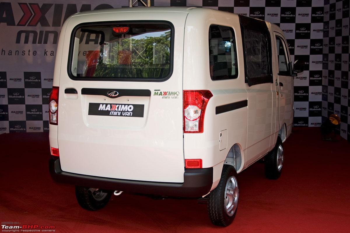 Mahindra Maxximo Mini-Van launched @ Rs 