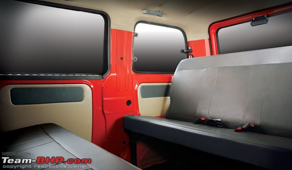 Test Drive of the Mahindra Maxximo Mini Van-insideseat.jpg