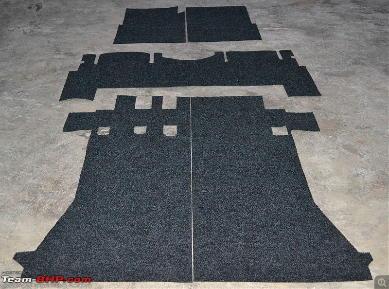DIY: Floor mats for my Scorpio-5-pieces.jpg