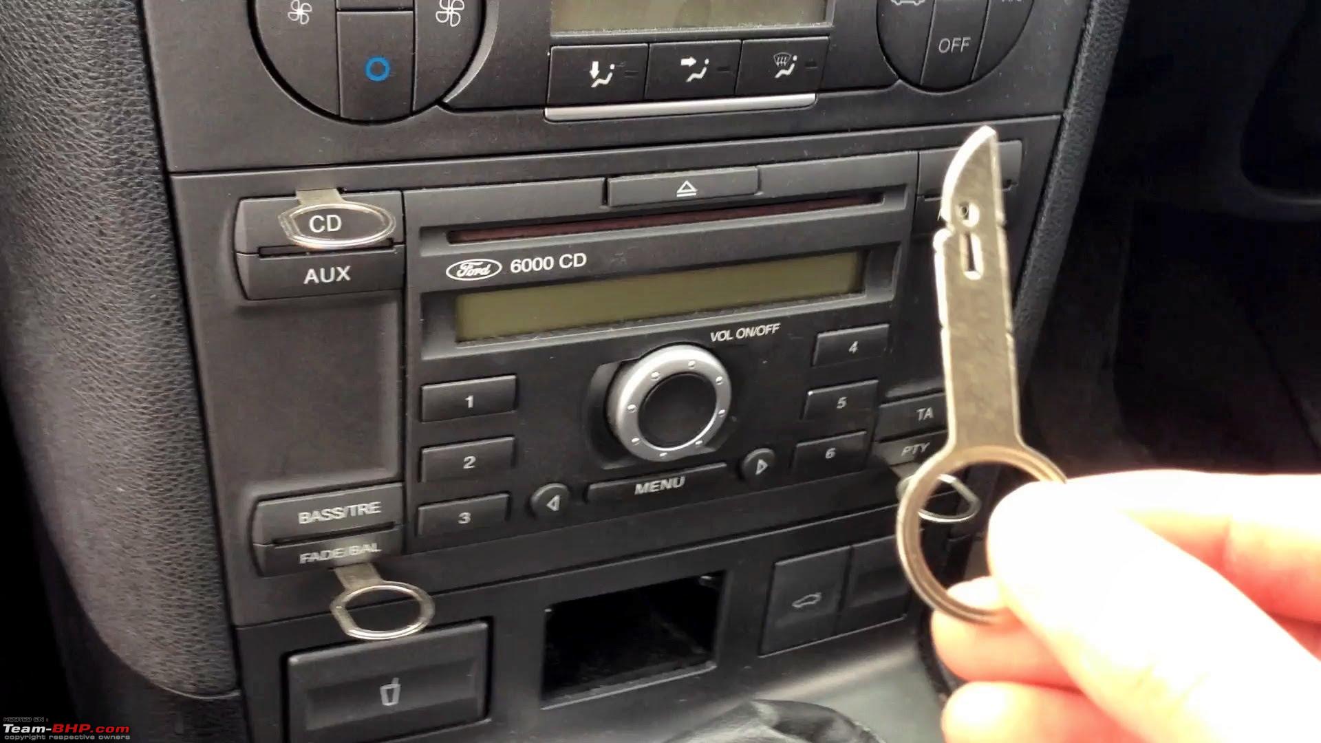 Ford aspire radio removal #4