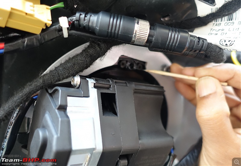 Installed: VW Flip Camera in my Polo GT TSi. EDIT: Custom Adapter Plate & Water Drain on Page #3-araldite-2.jpg