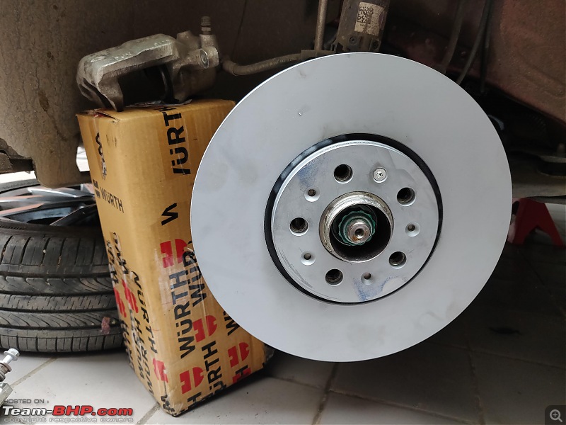 Installing an OEM 288mm Big Brake Kit | VW Polo-ate-new-disc-fitted.jpg