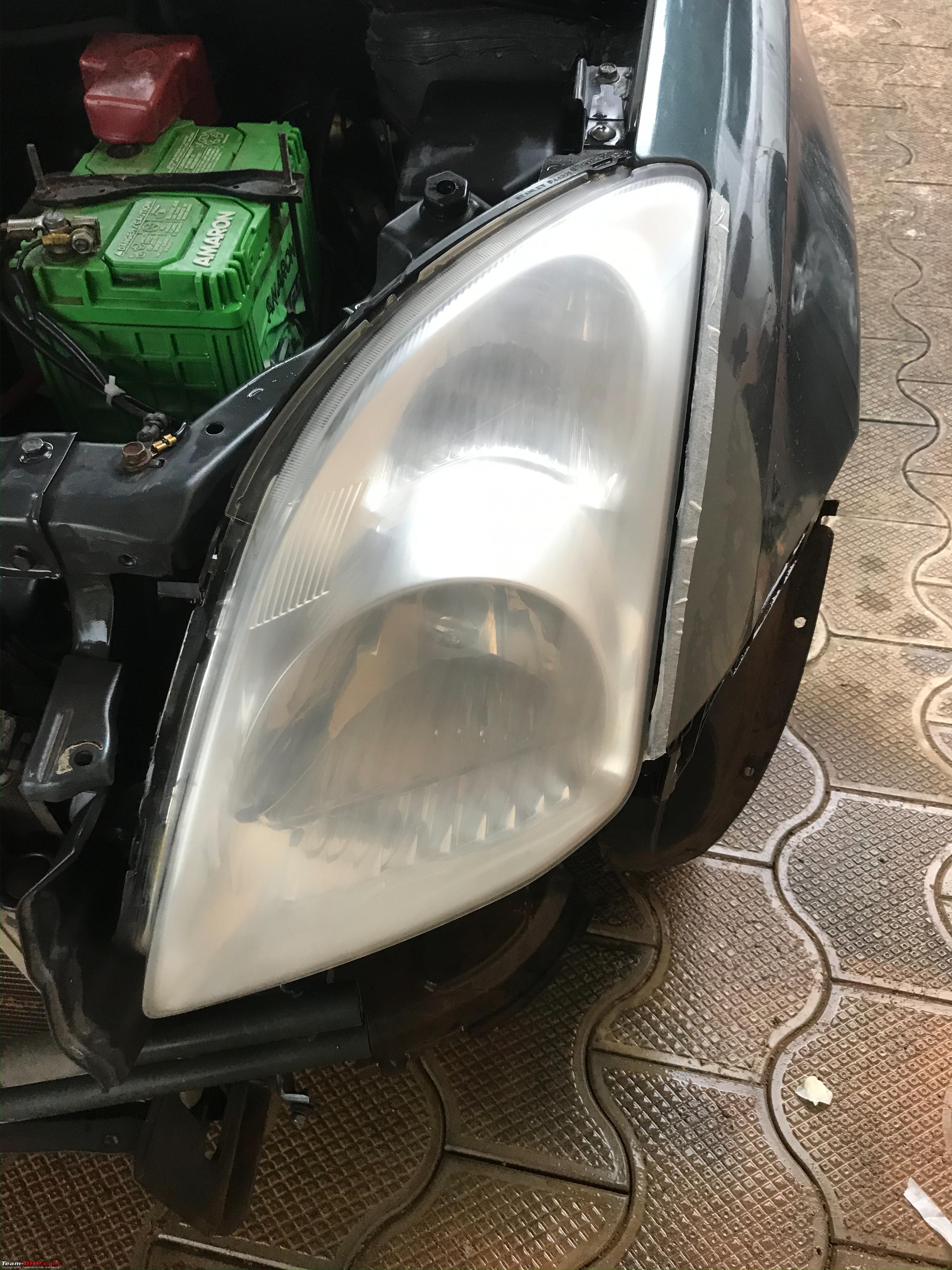 Can a rubbing compound be used in a car headlight restoration? - Quora