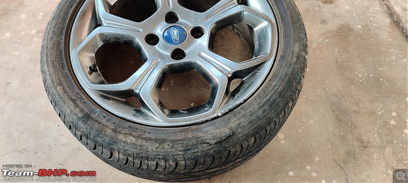 DIY: Juicing up the Ford EcoSport S with ICE, Front Park, ST-line cluster, steering wheel and ADAS-4-tyre-damage.jpg