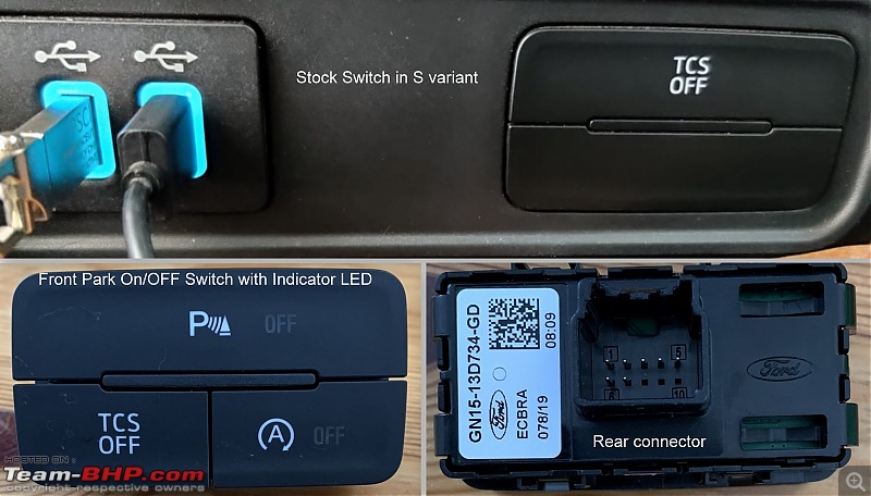 DIY: Juicing up the Ford EcoSport S with ICE, Front Park, ST-line cluster, steering wheel and ADAS-15-fp-switch.jpg