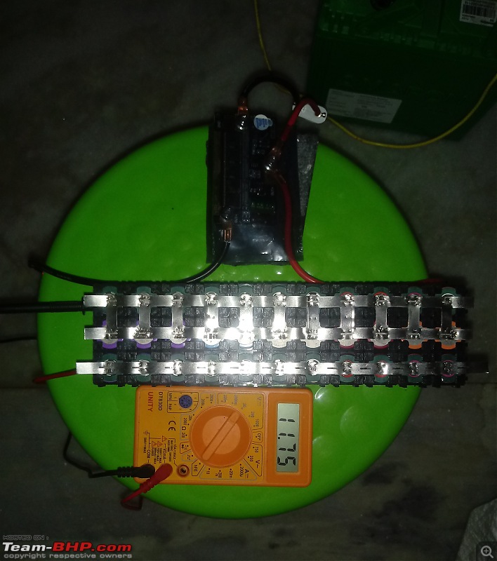 DIY: Portable Lithium Power Station-4-first-voltage-check-after-spot-welding.jpg