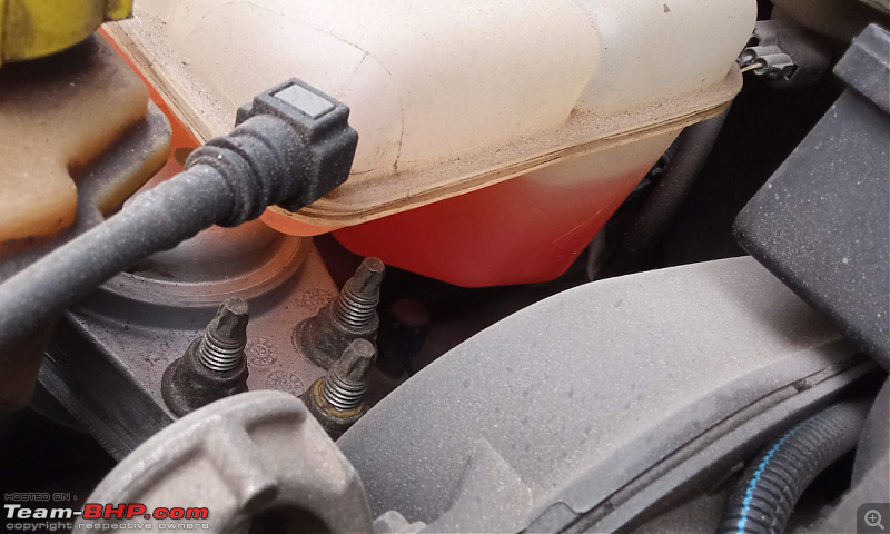 DIY : Removal of excess coolant without draining the reservoir | Ford Fiesta-fiesta-coolant-normal-side.png
