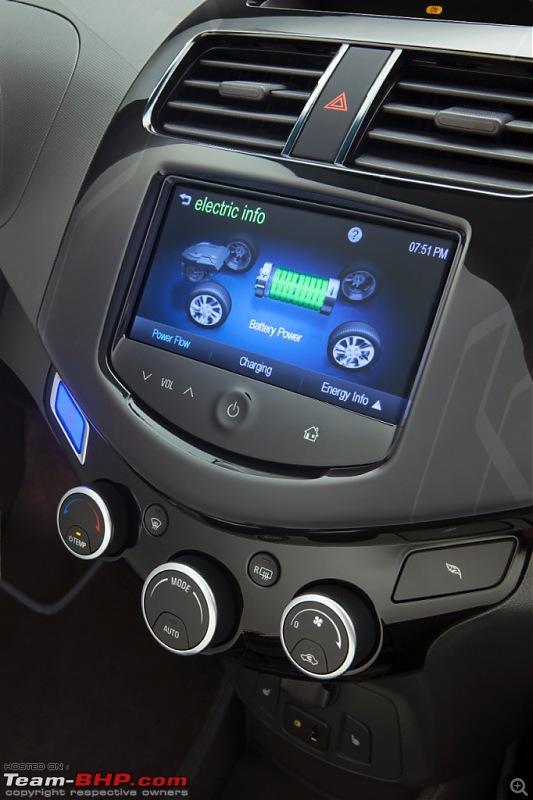 The First Affordable EV: Chevrolet Beat EV, details revealed-2014chevroletsparkev019medium.jpg