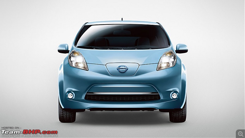 Nissan mulls Leaf electric hatchback for India-leaf1.jpg