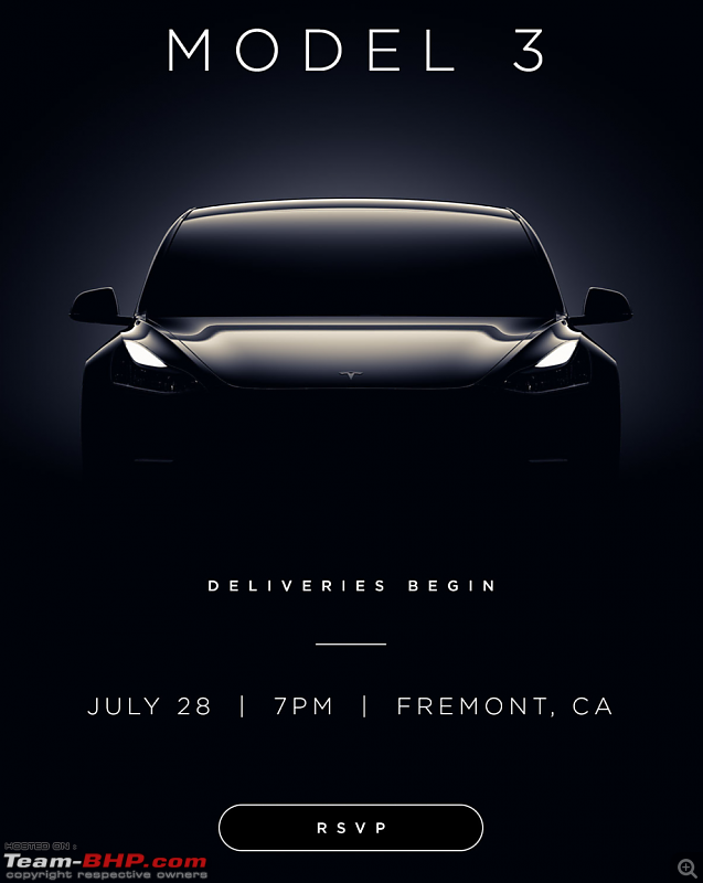 The Tesla Model 3, a ,000 sedan. EDIT: Specs revealed & deliveries begin-teslamodel3event1.png