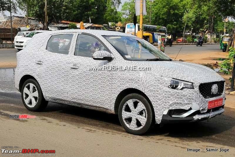 India-bound MG eZS electric SUV unveiled. Edit: Launched at 19.88 lakh-mgezselectricsuvlaunchspied2.jpg