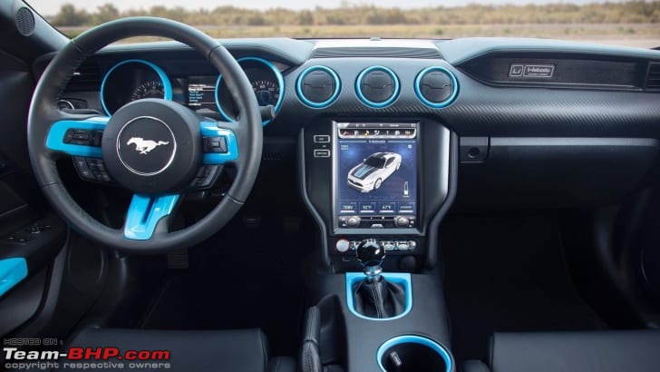 Now, the Ford Mustang goes electric! Gets a 6-speed manual gearbox-interior.jpg