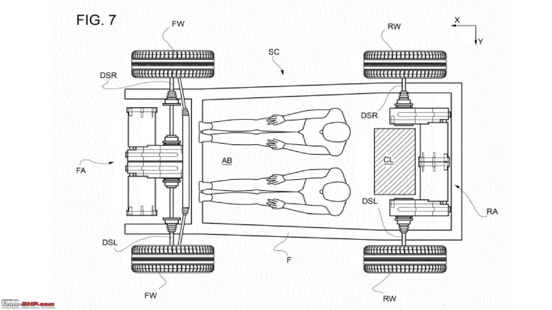 details future electric ferrari emerge patent submission
