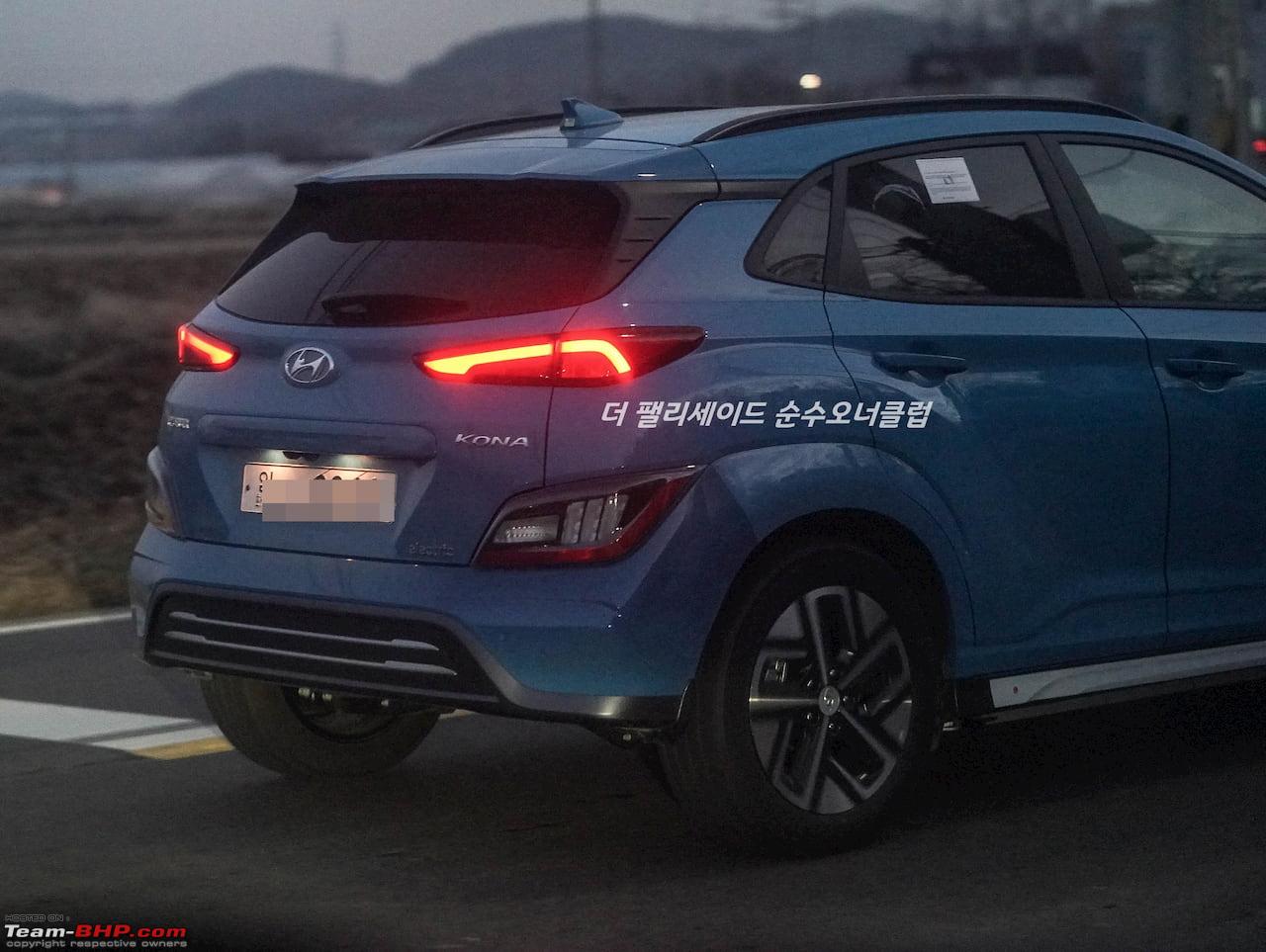 Hyundai Kona Electric facelift unveiled - Team-BHP