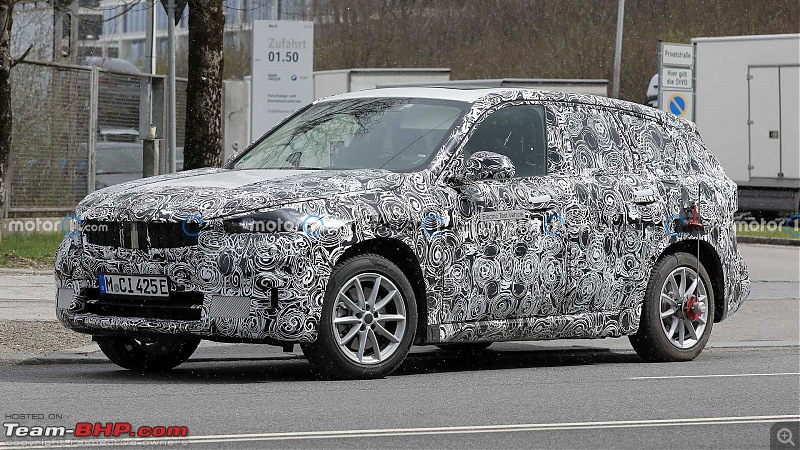 All-electric variants of the BMW X1 & 5 Series on cards-bmwix1newspyphotofrontthreequarters.jpg